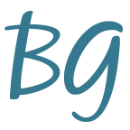 letters b g logo