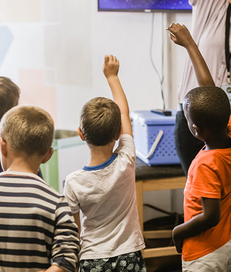 students in classroom